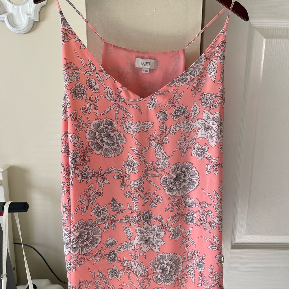 LOFT Pink Sleeveless Camisole Top